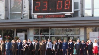 АТ «Вінницяобленерго» – особистий кабінет, передати покази лічильника, кол-центр 0 (800) 30-95-95 Енергетики взяли участь в урочистостях з нагоди державних свят_1