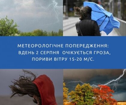 АТ «Вінницяобленерго» – особистий кабінет, передати покази лічильника, кол-центр 0 (800) 30-95-95 Маємо попередження від синоптиків._0