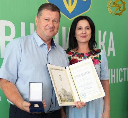 АТ «Вінницяобленерго» – personal account, transmit meter readings, call center 0 (800) 217-217 Висока державна відзнака нашого колеги_0